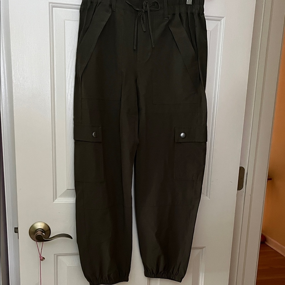 CAbi Olive Green Track Pants
